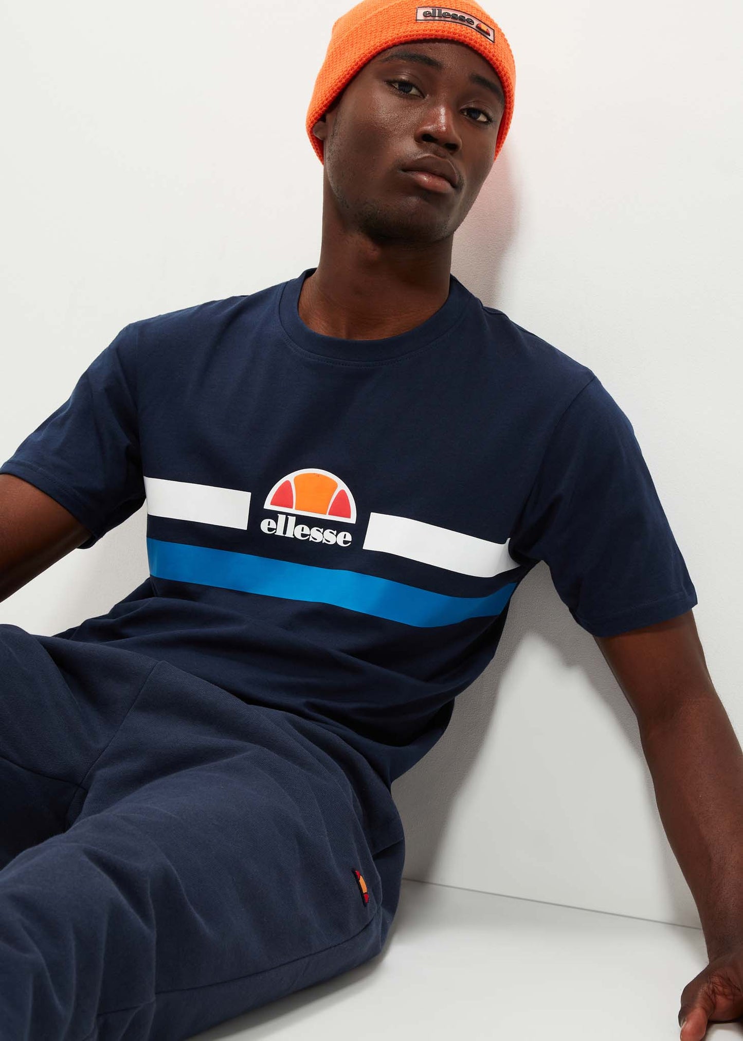 Ellesse T-shirts Aprel tee - navy