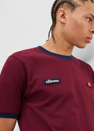 Ellesse T-shirts  Ferdorini tee - burgundy