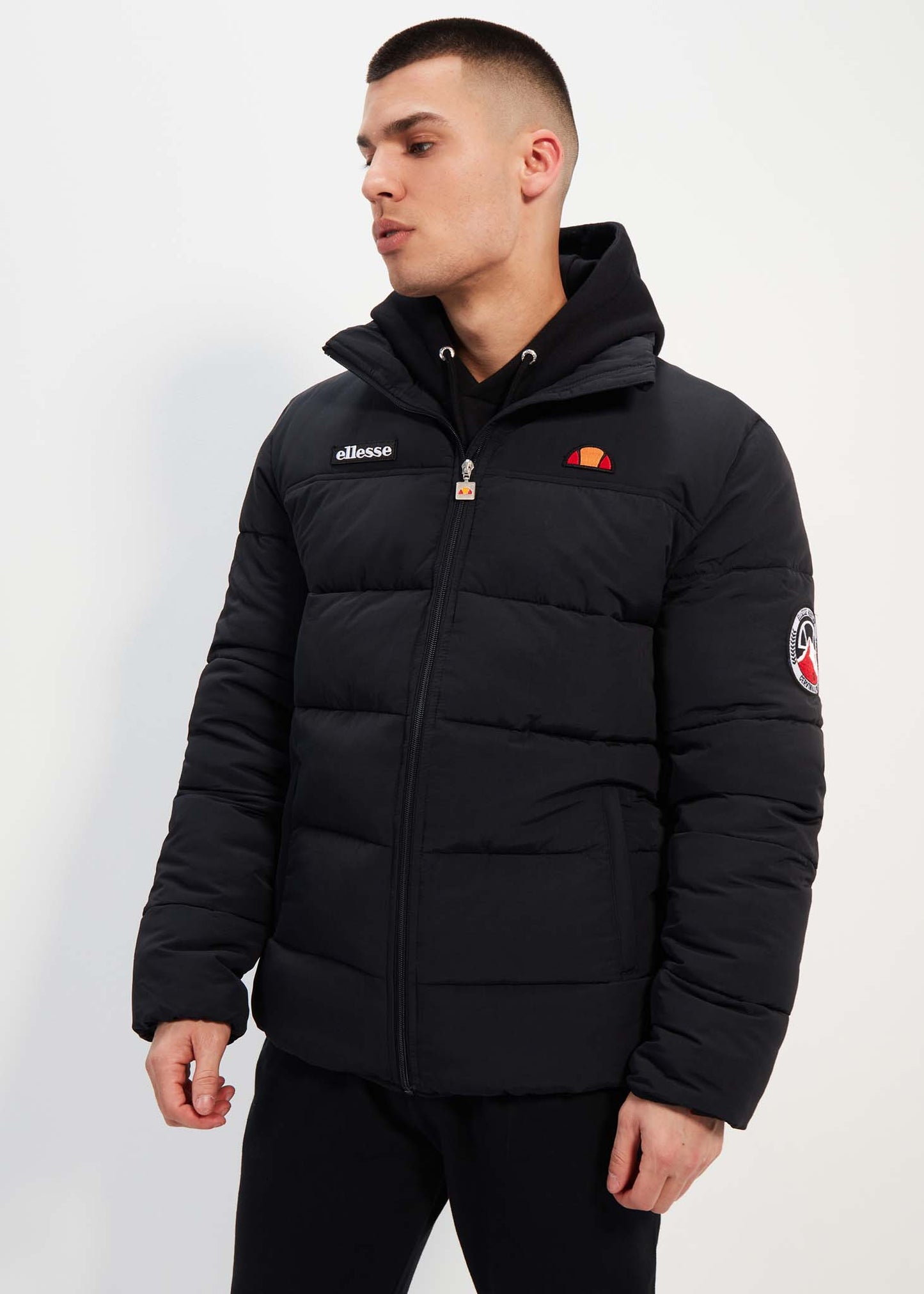 Ellesse Jassen Nebula padded jacket - black