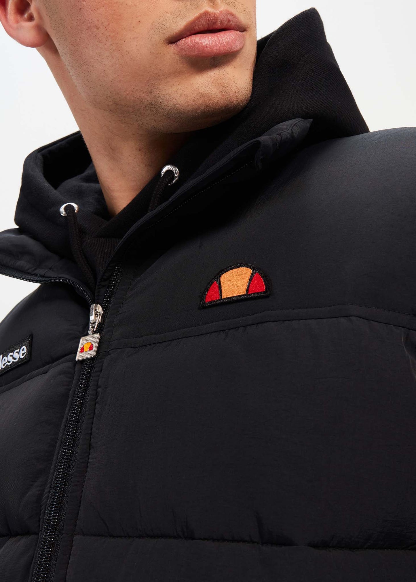 Ellesse Jassen Nebula padded jacket - black