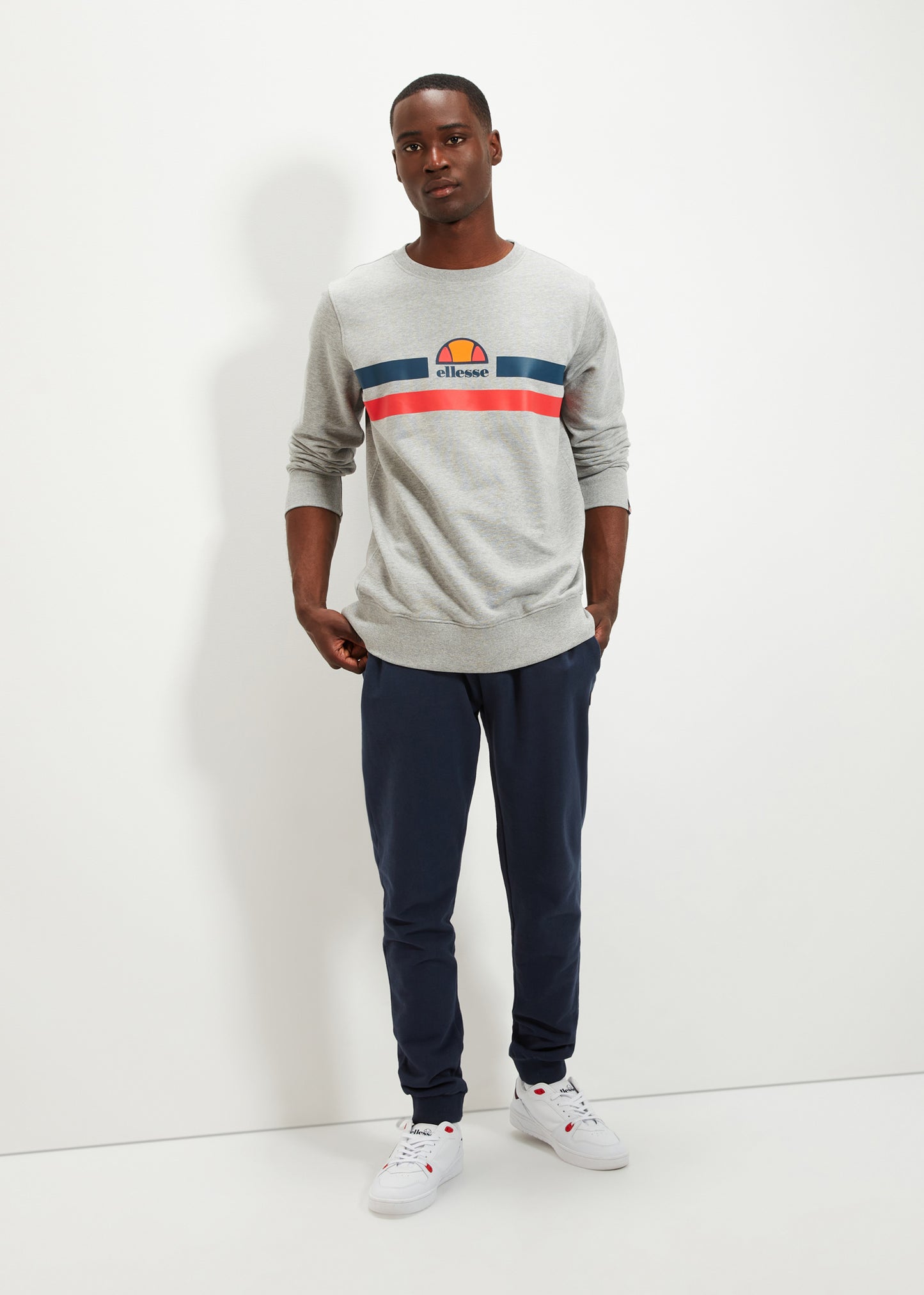 Ellesse Truien Prella sweatshirt - grey marl