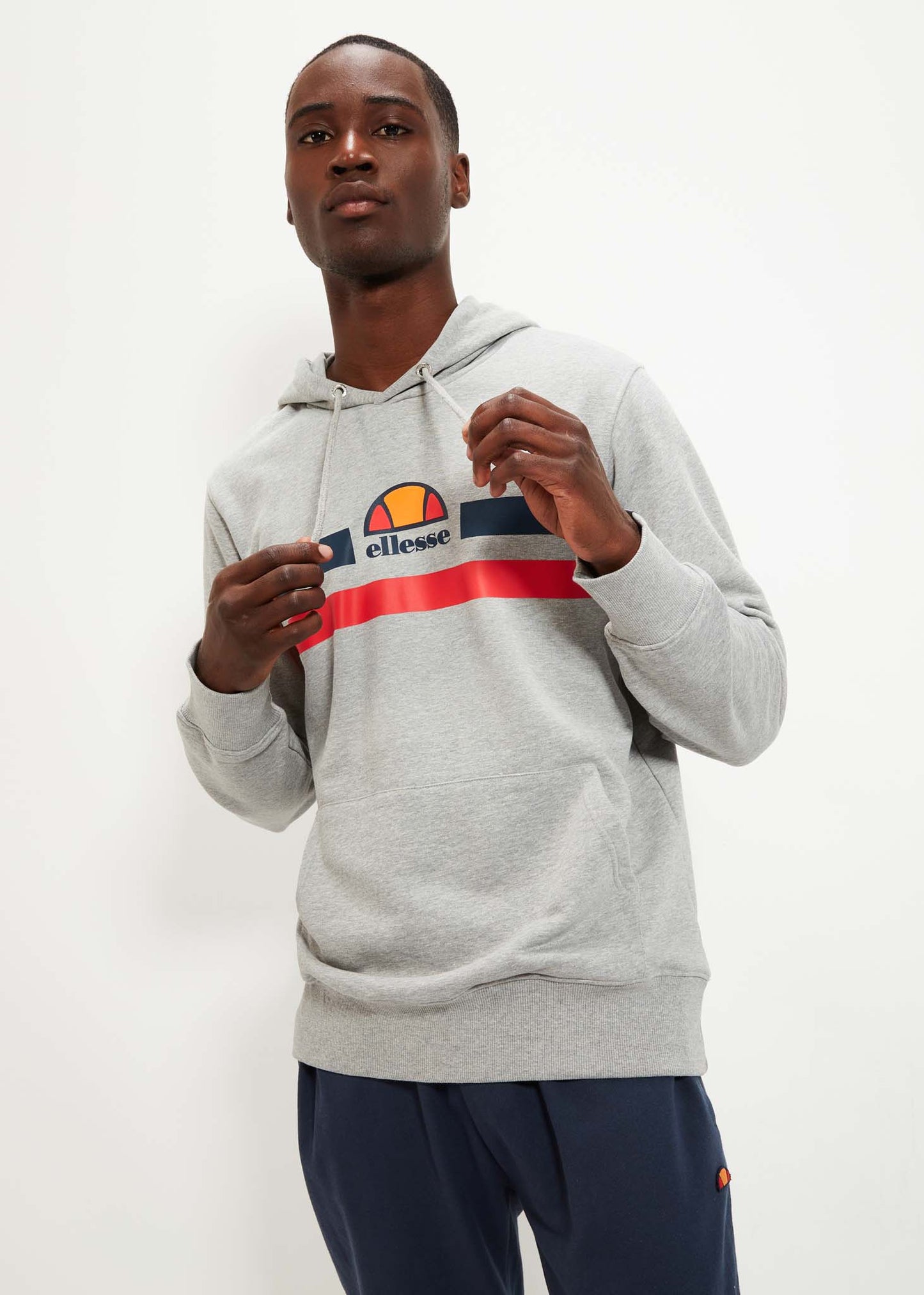 Ellesse Hoodies Alroni oh hoody - grey marl