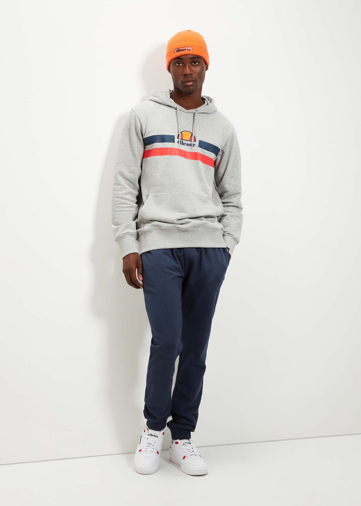 Ellesse Hoodies Alroni oh hoody - grey marl