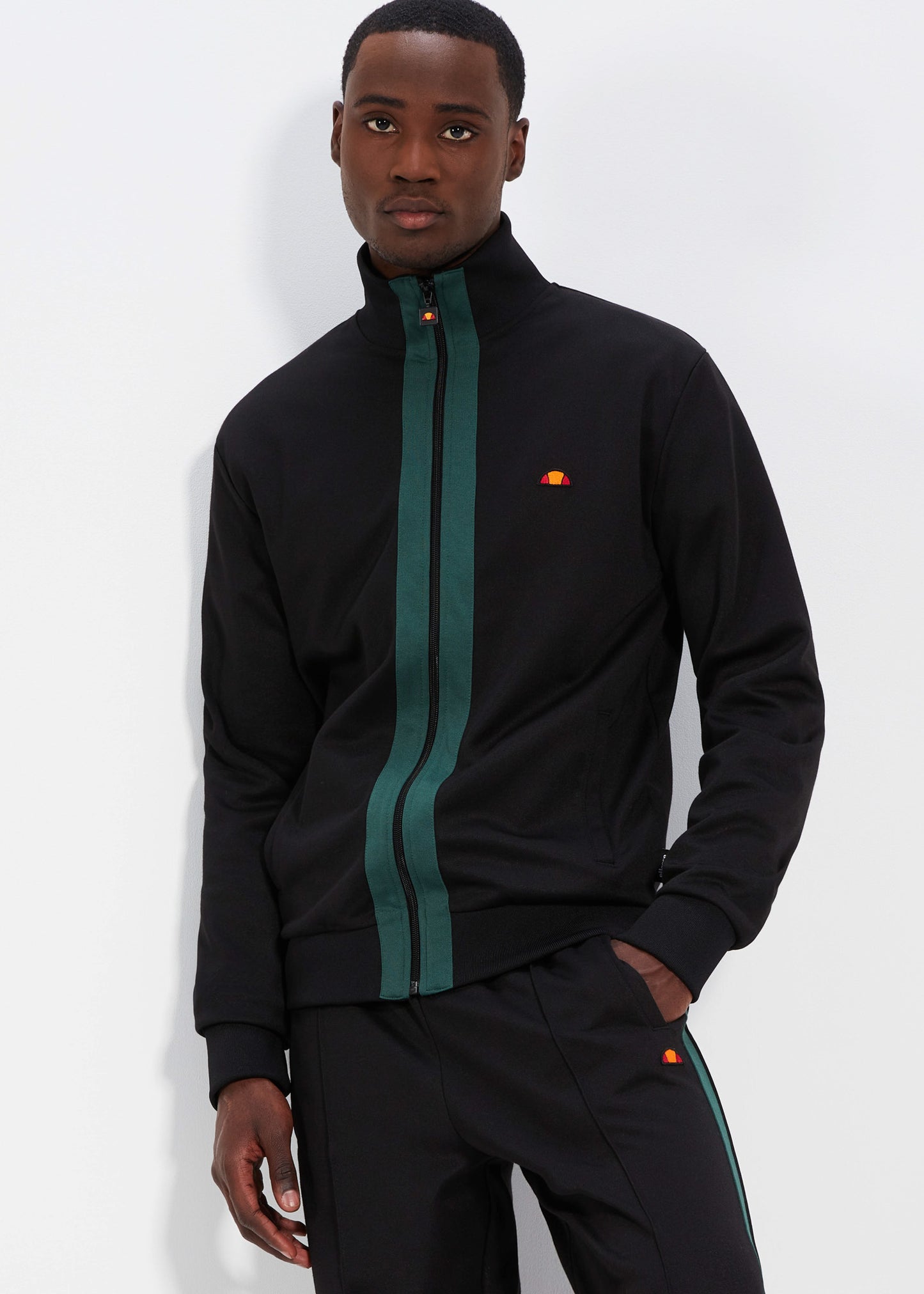 Ellesse Vesten Berlusoni track top - black