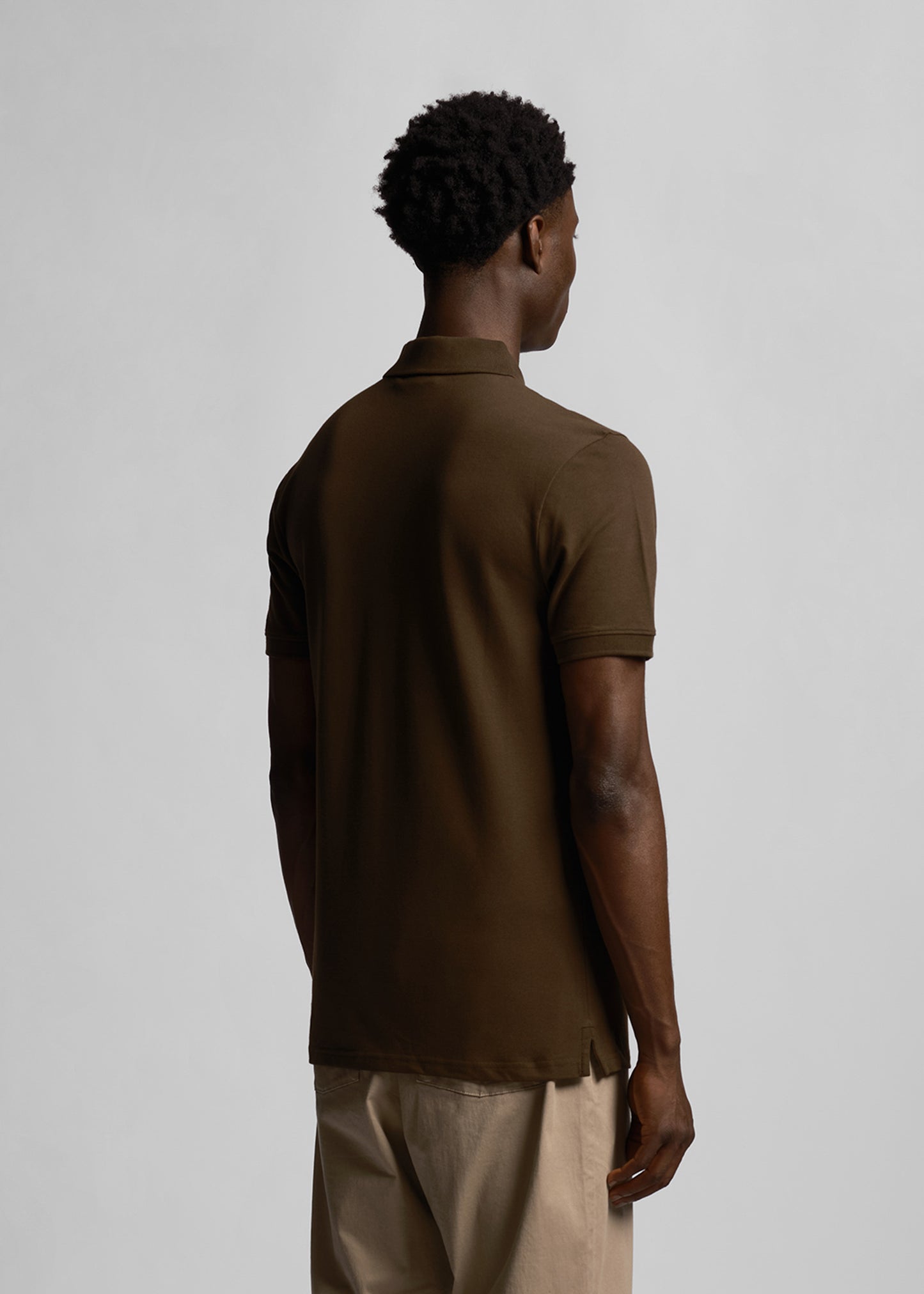 Lyle & Scott Polo's Tonal eagle polo shirt - olive