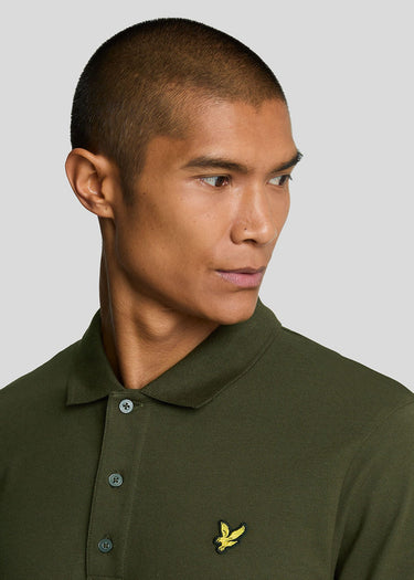 Lyle & Scott Polo's Plain polo shirt - olive