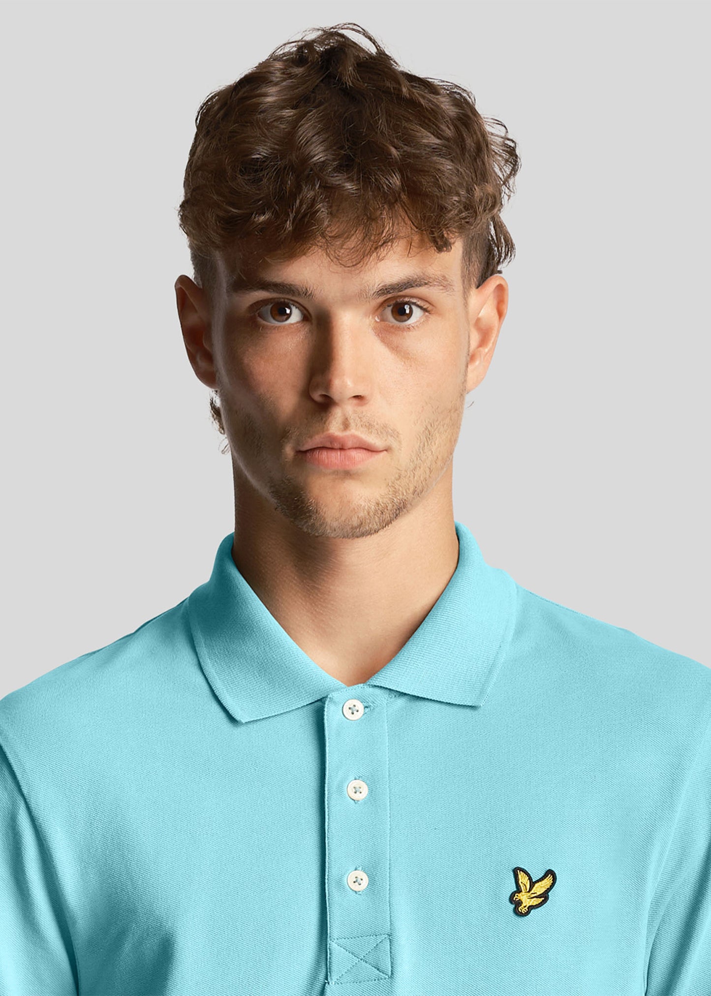 Lyle & Scott Polo's Plain polo shirt - alpine sky