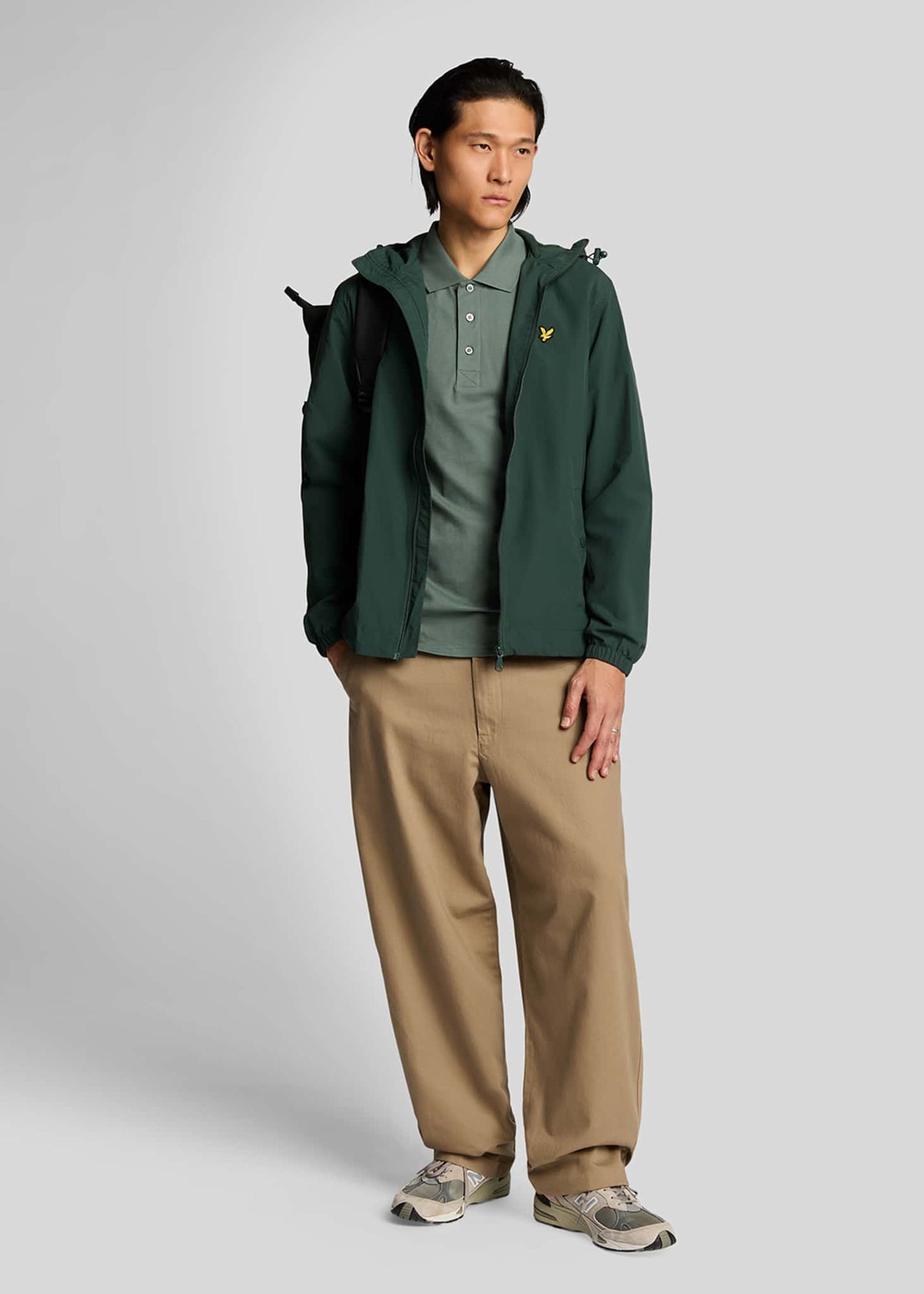 Lyle & Scott Polo's Plain polo shirt - green mercurial