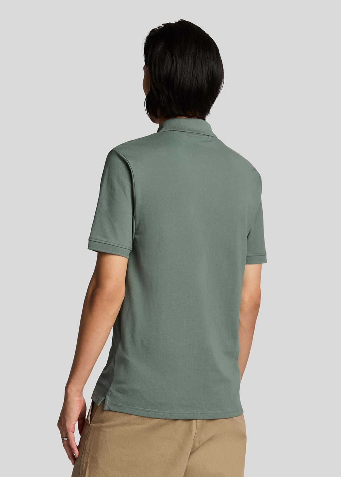 Lyle & Scott Polo's Plain polo shirt - green mercurial