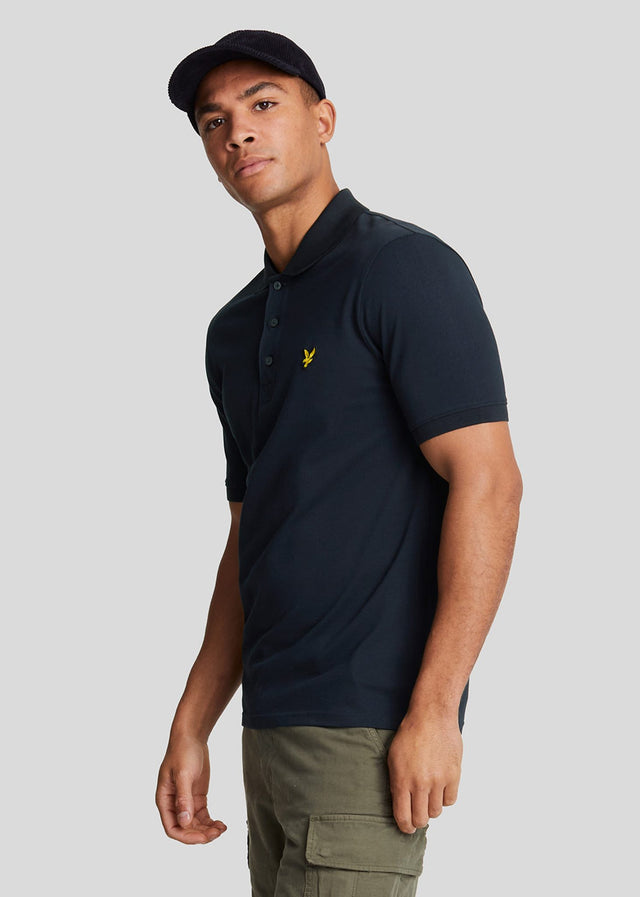 Lyle & Scott Polo's Plain polo shirt - dark navy