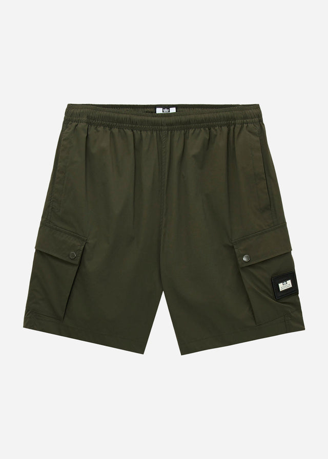 Weekend Offender Korte Broeken Baraki travel stretch cargo - black forest