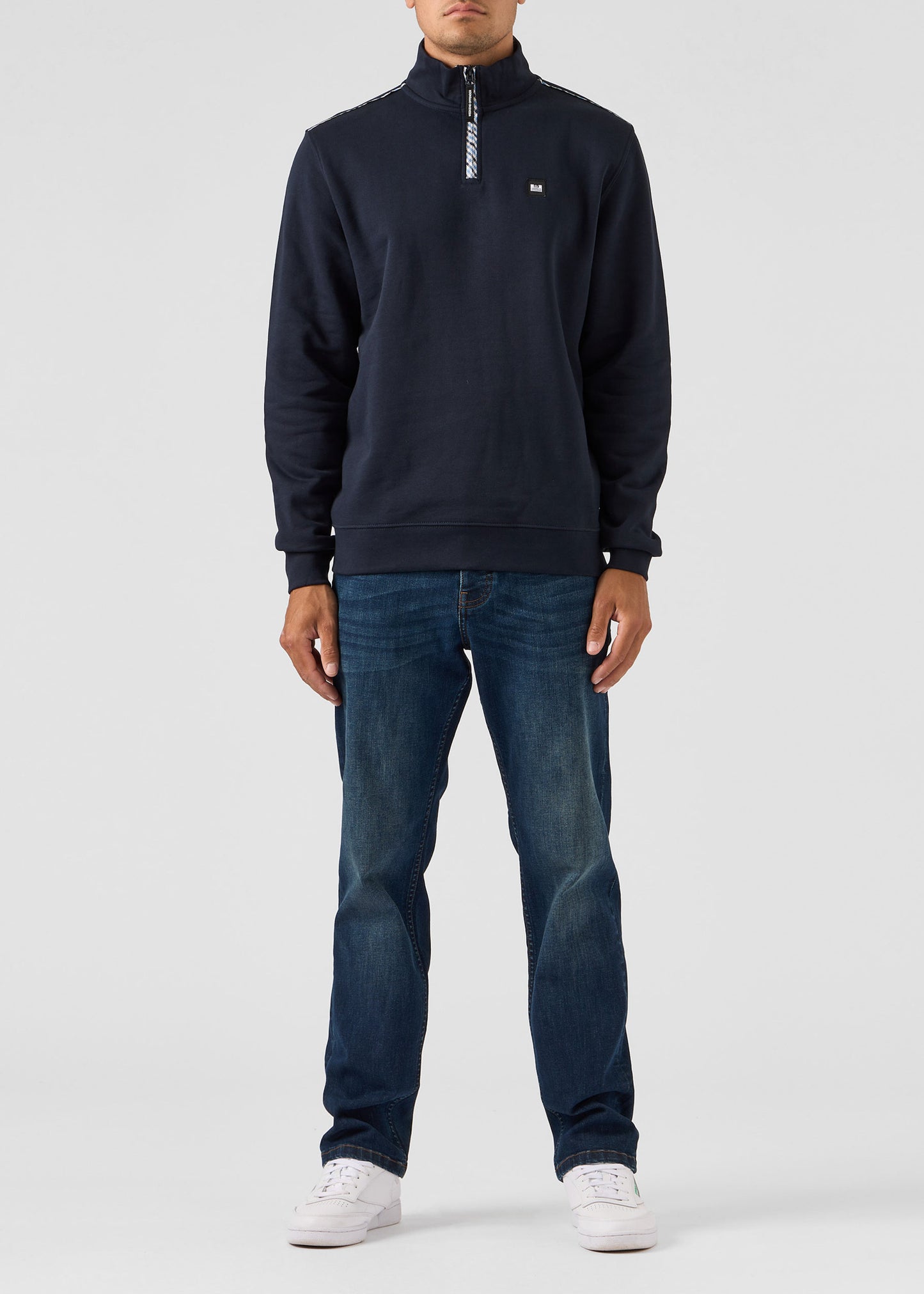 Weekend Offender Truien Matisa - navy blue house check