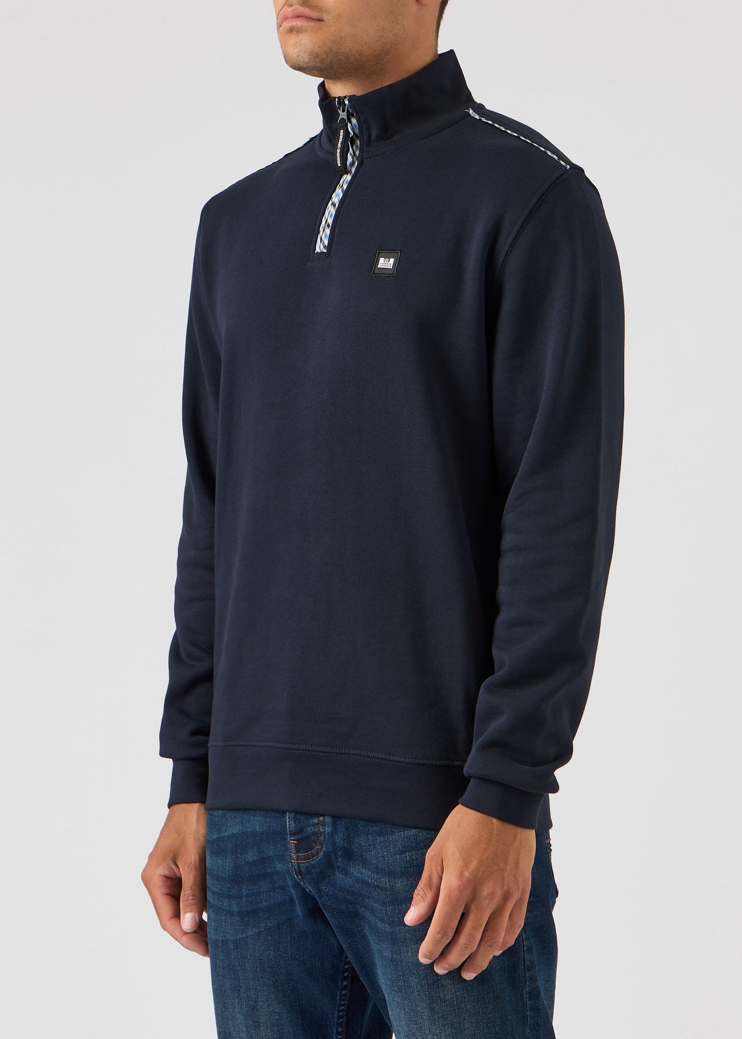 Weekend Offender Truien Matisa - navy blue house check
