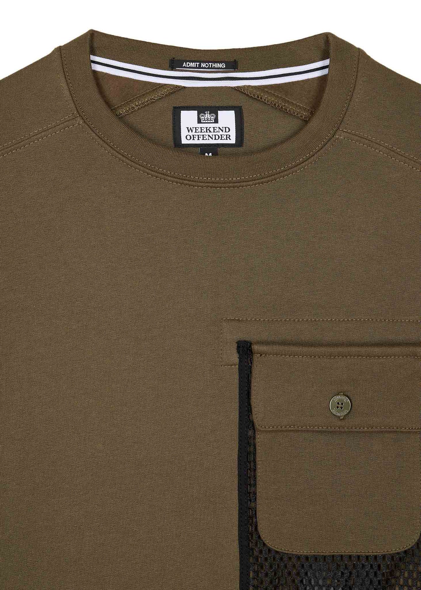 Weekend Offender Truien Adiel - dark green
