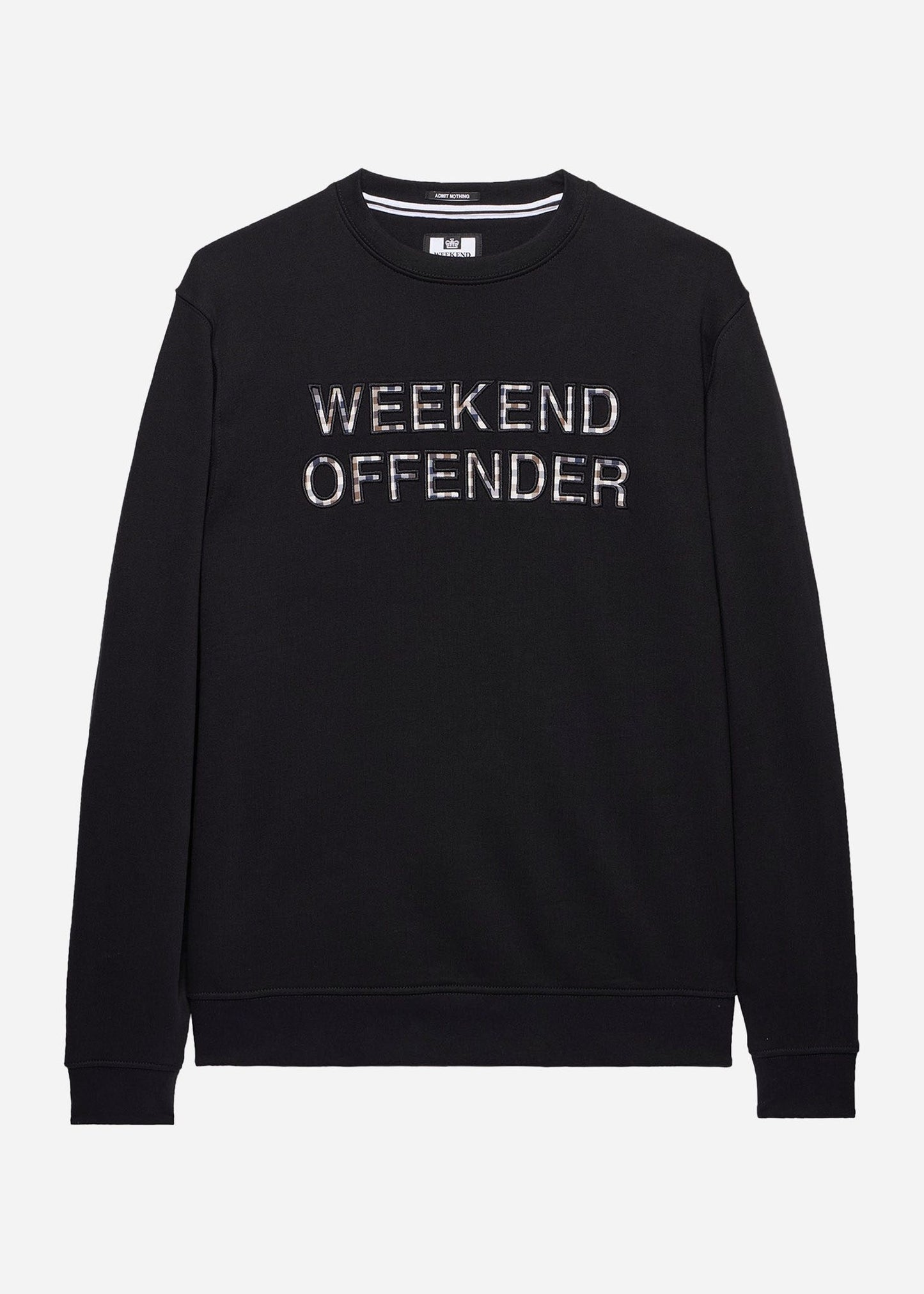 Weekend Offender Truien Warwick - black mid house check