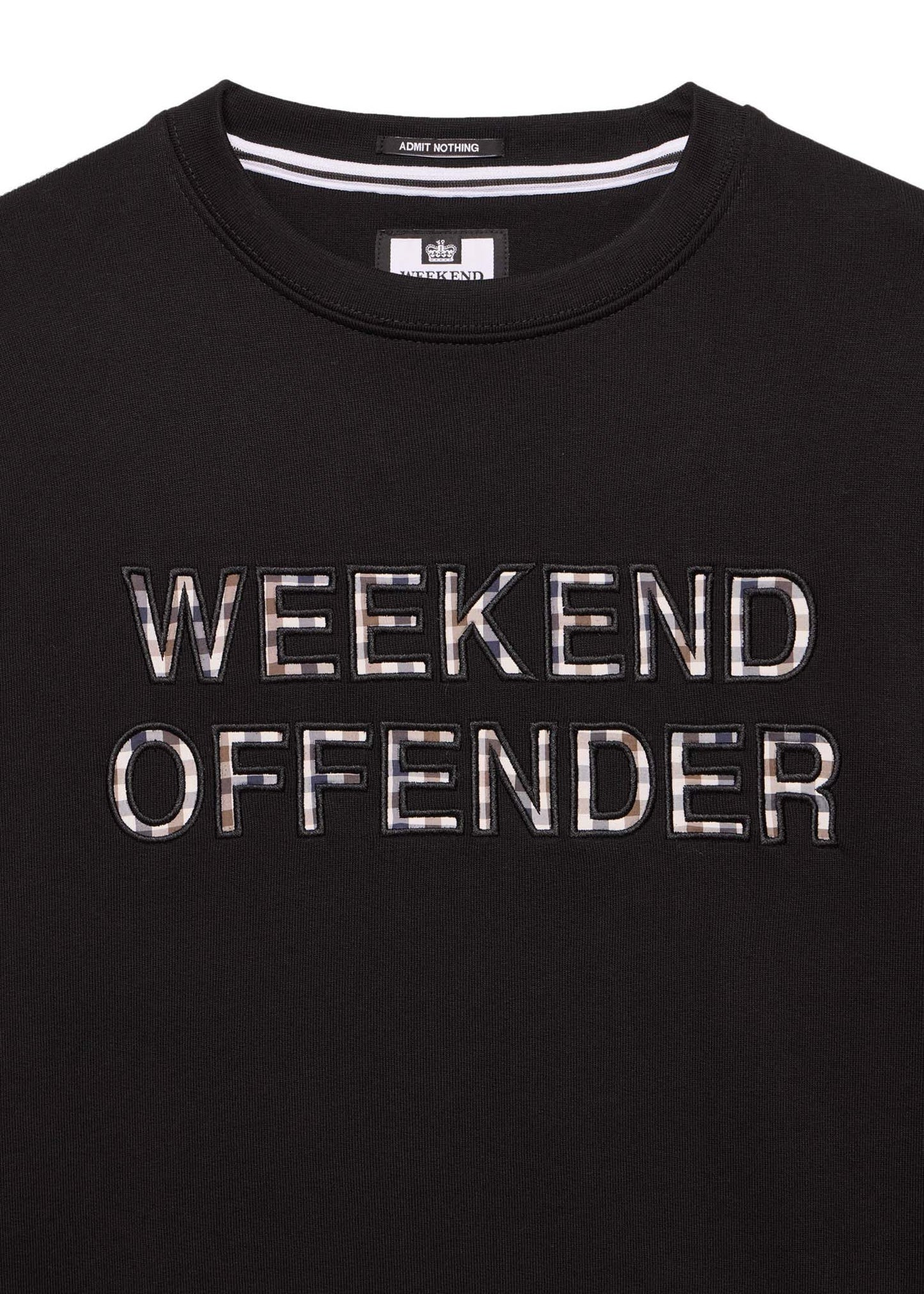 Weekend Offender Truien Warwick - black mid house check