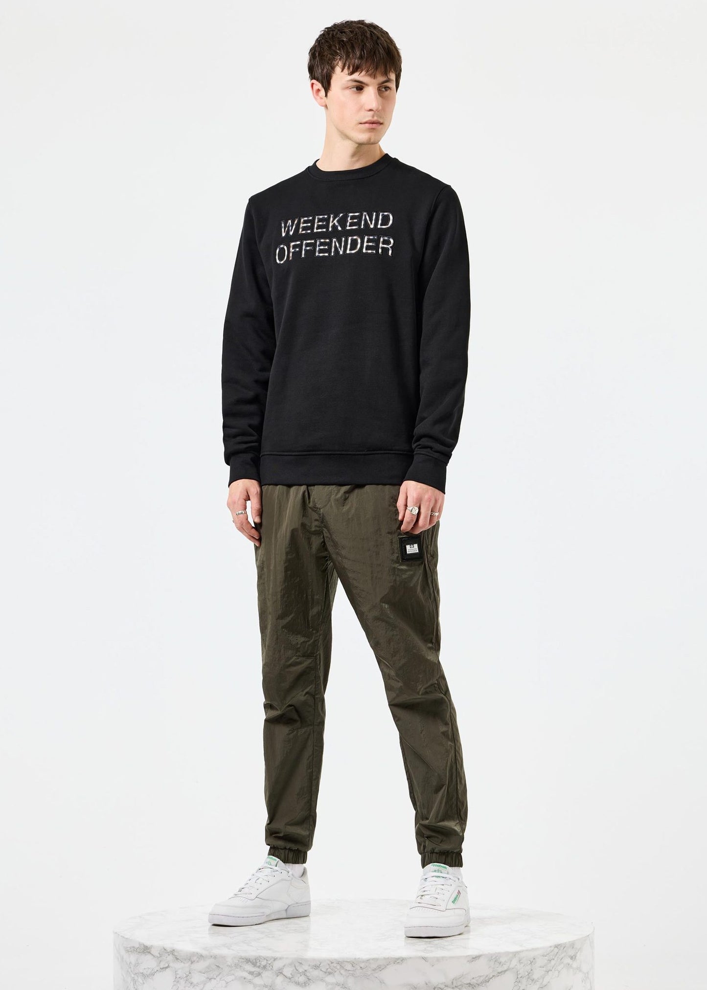 Weekend Offender Truien Warwick - black mid house check