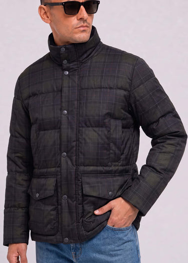 Barbour Jassen Barbour lonnen tartan puffer jacket - shadow classic tartan