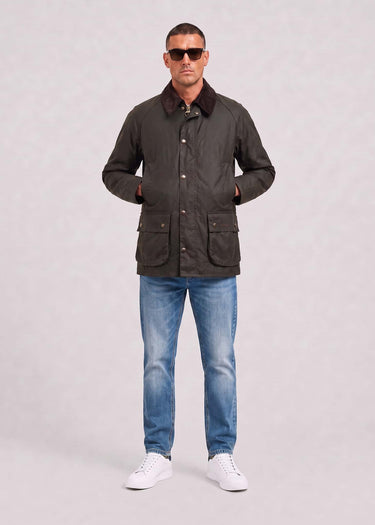 Barbour Jassen Barbour ashby wax jacket - olive