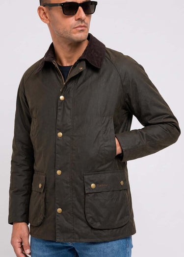 Barbour Jassen Barbour ashby wax jacket - olive