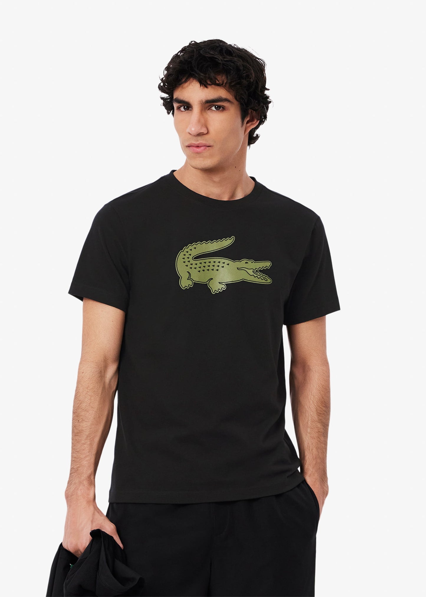 Lacoste T-shirts Lacoste logo t-shirt - black