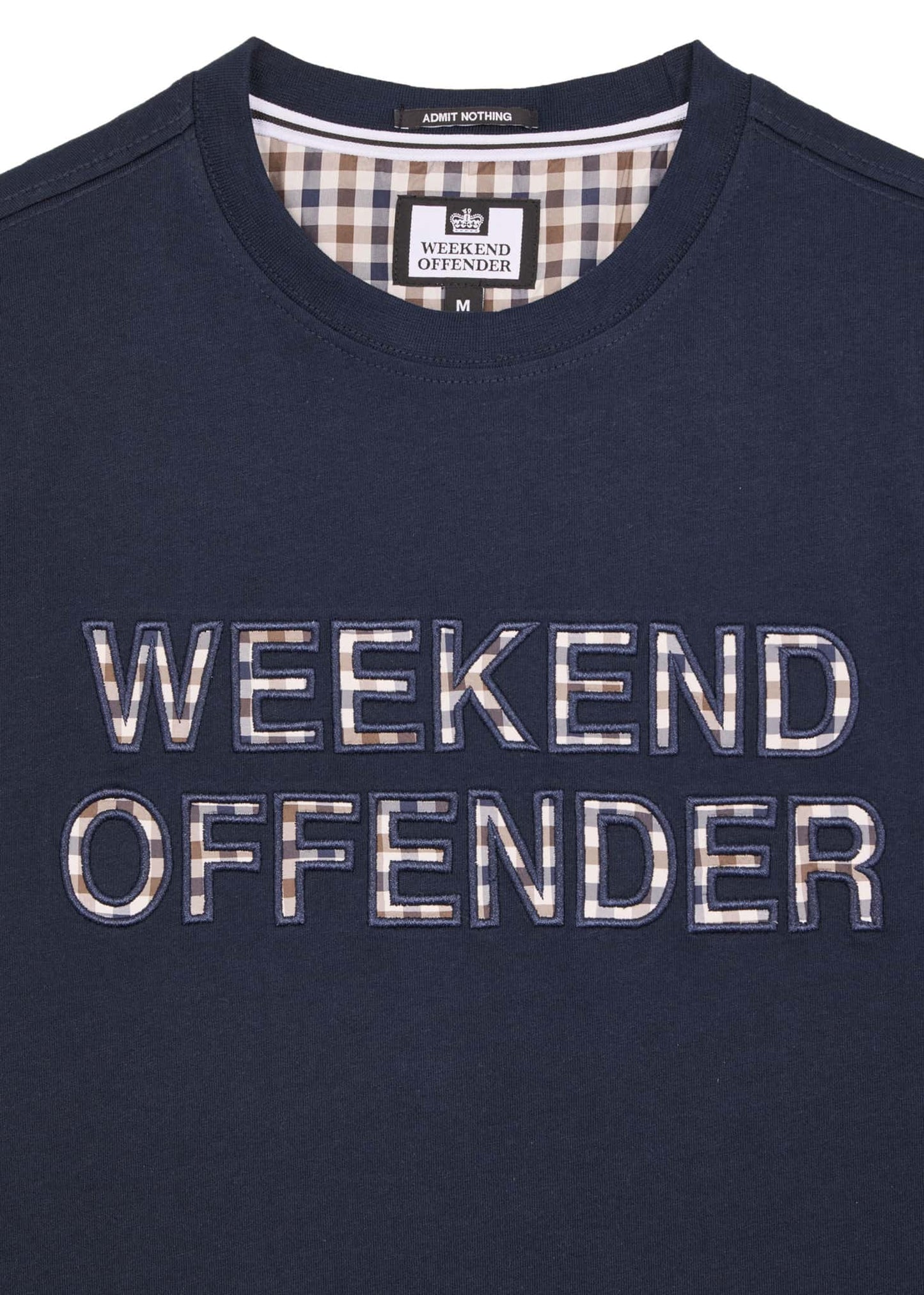Weekend Offender T-shirts Tornaco - navy mid house check