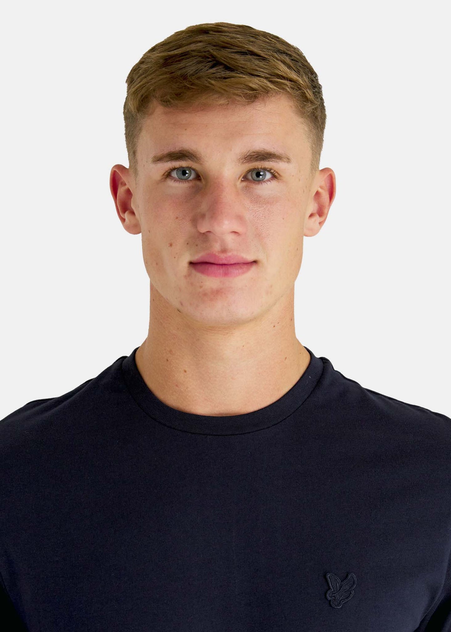 Lyle & Scott T-shirts Tonal eagle t-shirt - dark navy