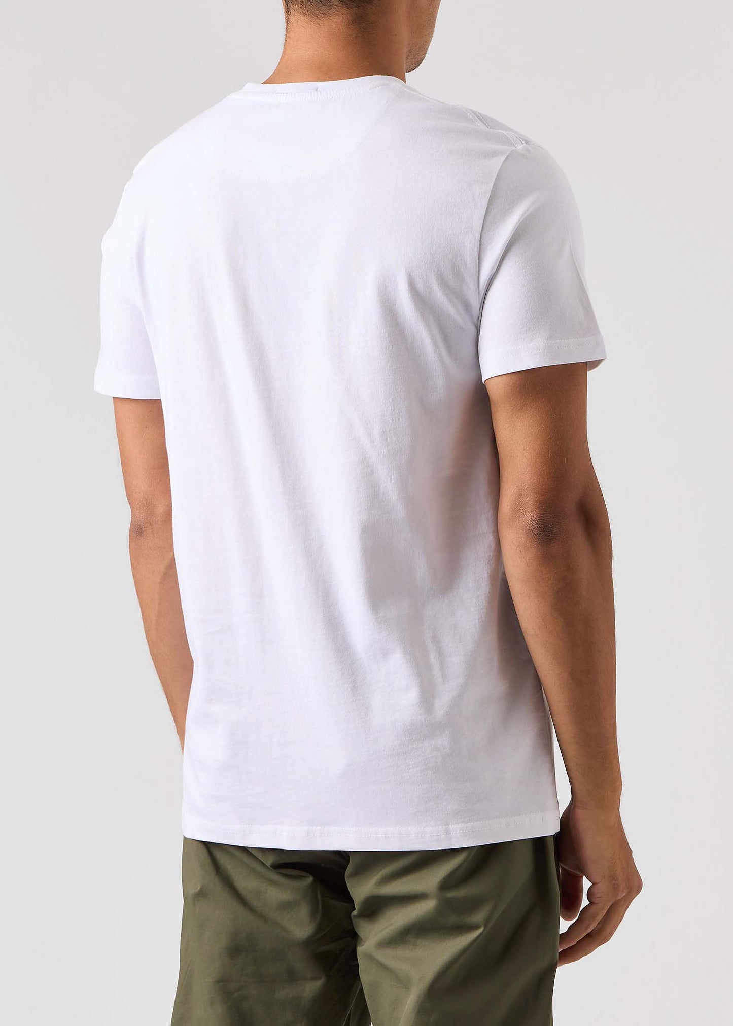 Weekend Offender T-shirts Dygas - white blue house check