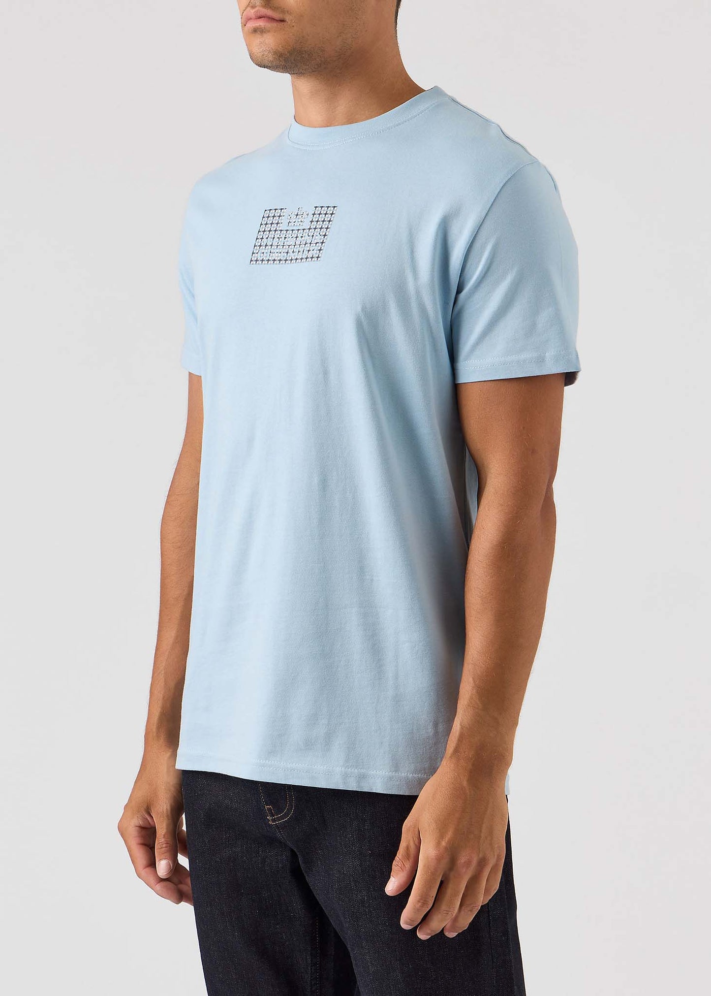 Weekend Offender T-shirts Dygas - winter sky blue house check
