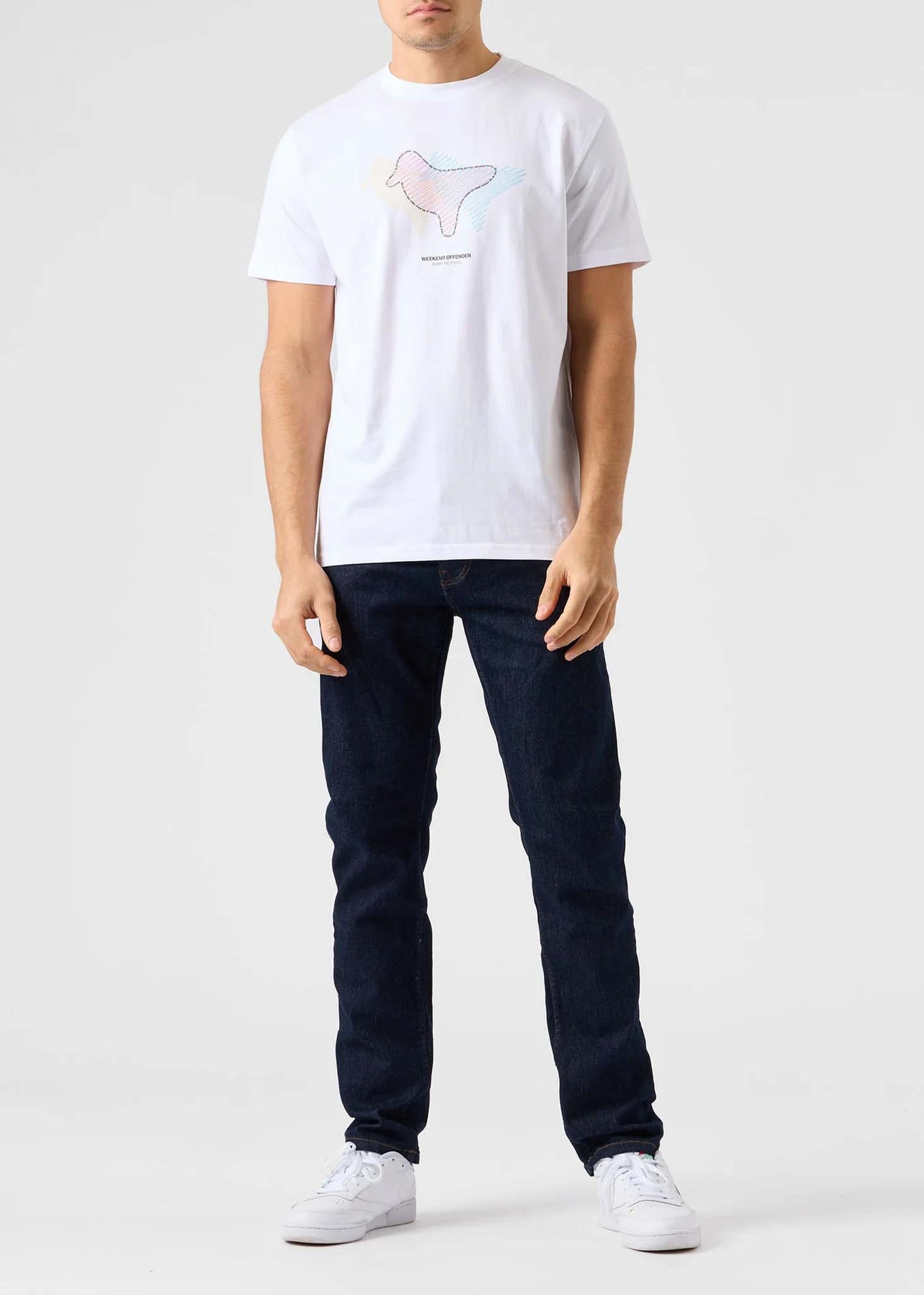Weekend Offender T-shirts Gabe - white