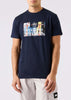 Weekend Offender T-shirts Bissel - navy