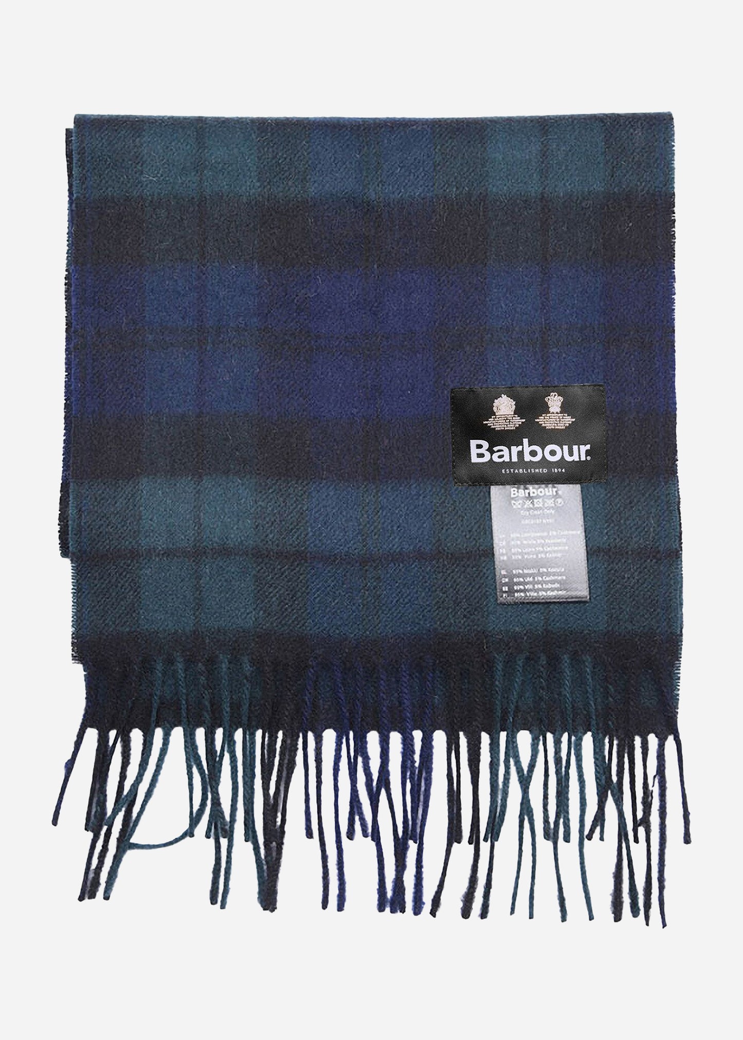 Barbour Sjaals New check tartan scarf - black watch