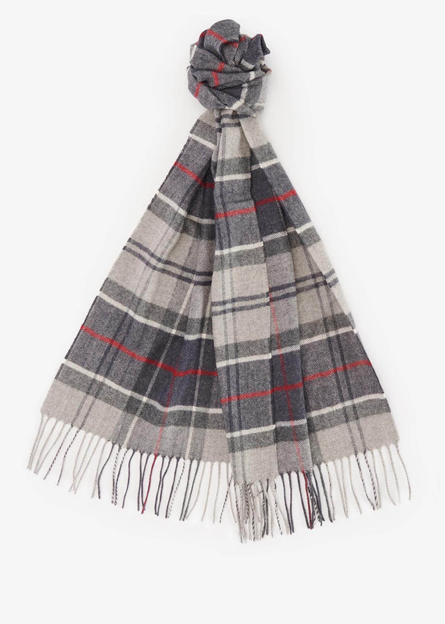 Barbour Scarves Yaxley tartan scarf - blue granite