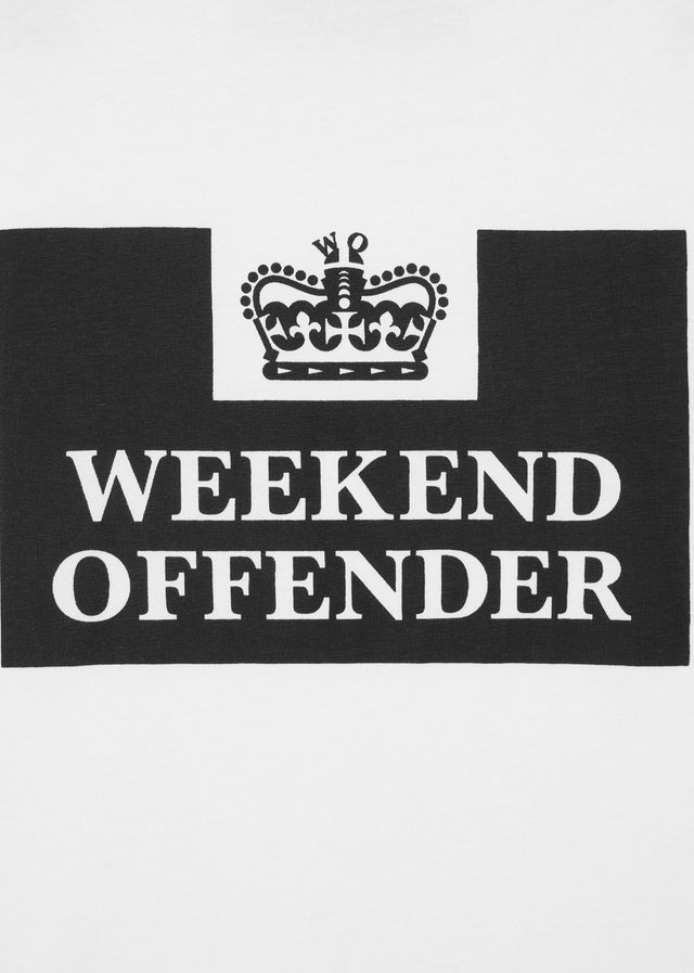 Weekend Offender T-shirts Prison - white