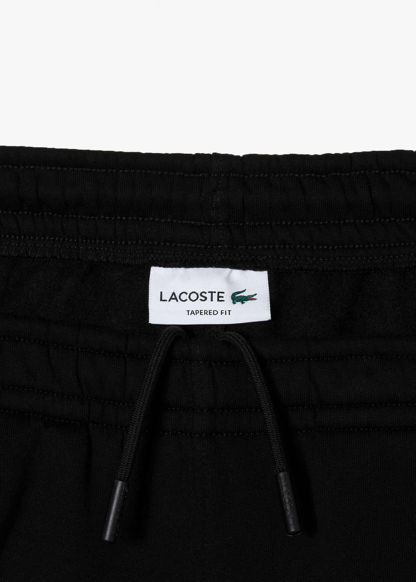 Lacoste Broeken Contrast stripe tracksuit trousers - black