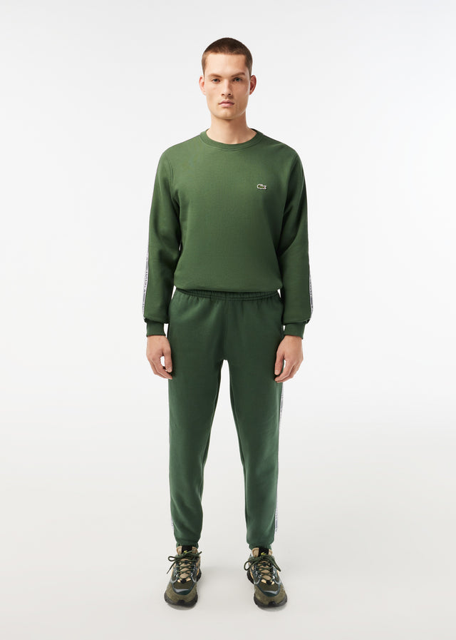 Lacoste Pants Contrast stripe tracksuit trousers - sequoia