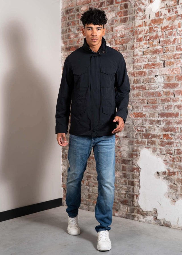 Aquascutum Jackets Stretch M65 jacket - black