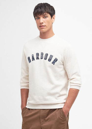 Barbour Truien  Debson crew - white marl