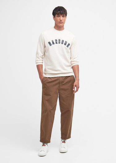 Barbour Truien  Debson crew - white marl