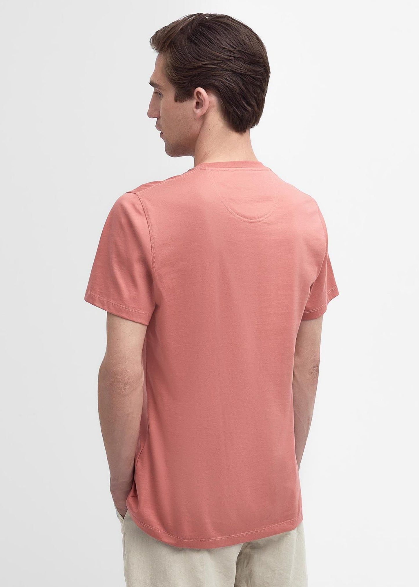 Barbour T-shirts Essential sports tee - pink clay
