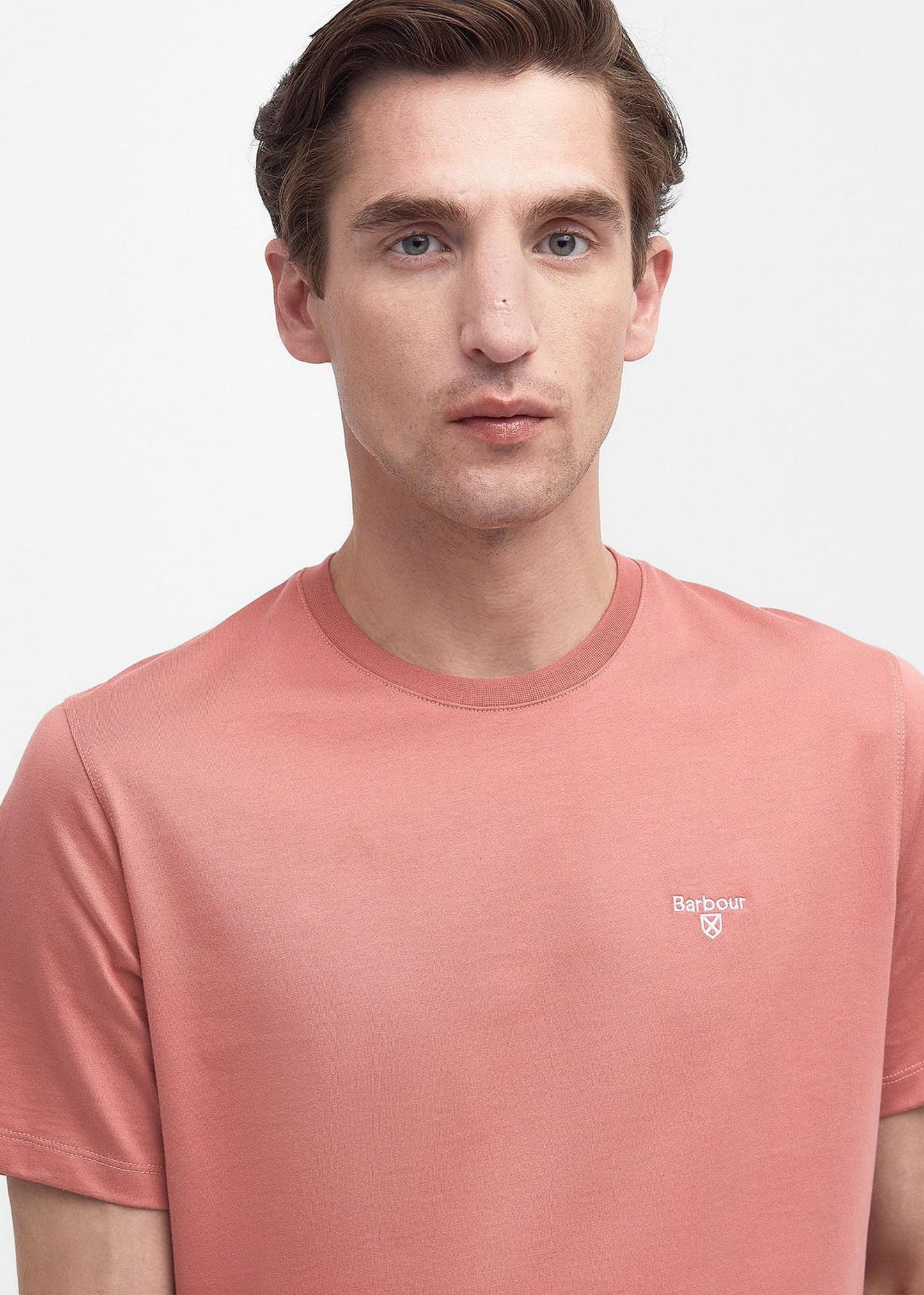 Barbour T-shirts Essential sports tee - pink clay