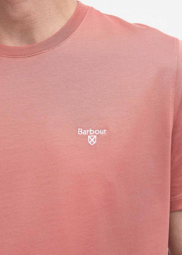Barbour T-shirts Essential sports tee - pink clay