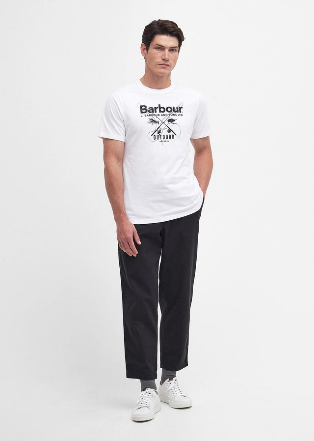 Barbour T-shirts Fly tee - white