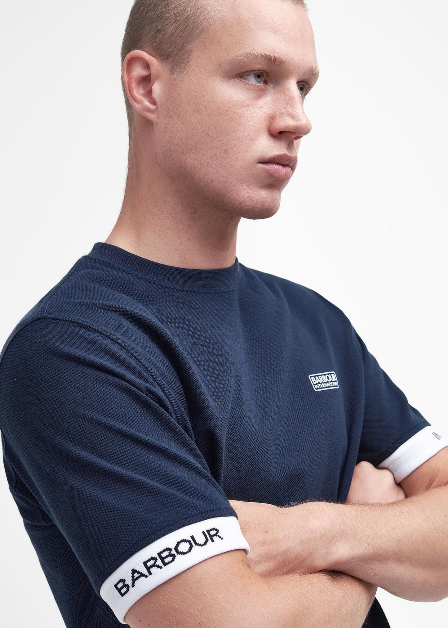 Barbour International T-shirts Heim tee - navy