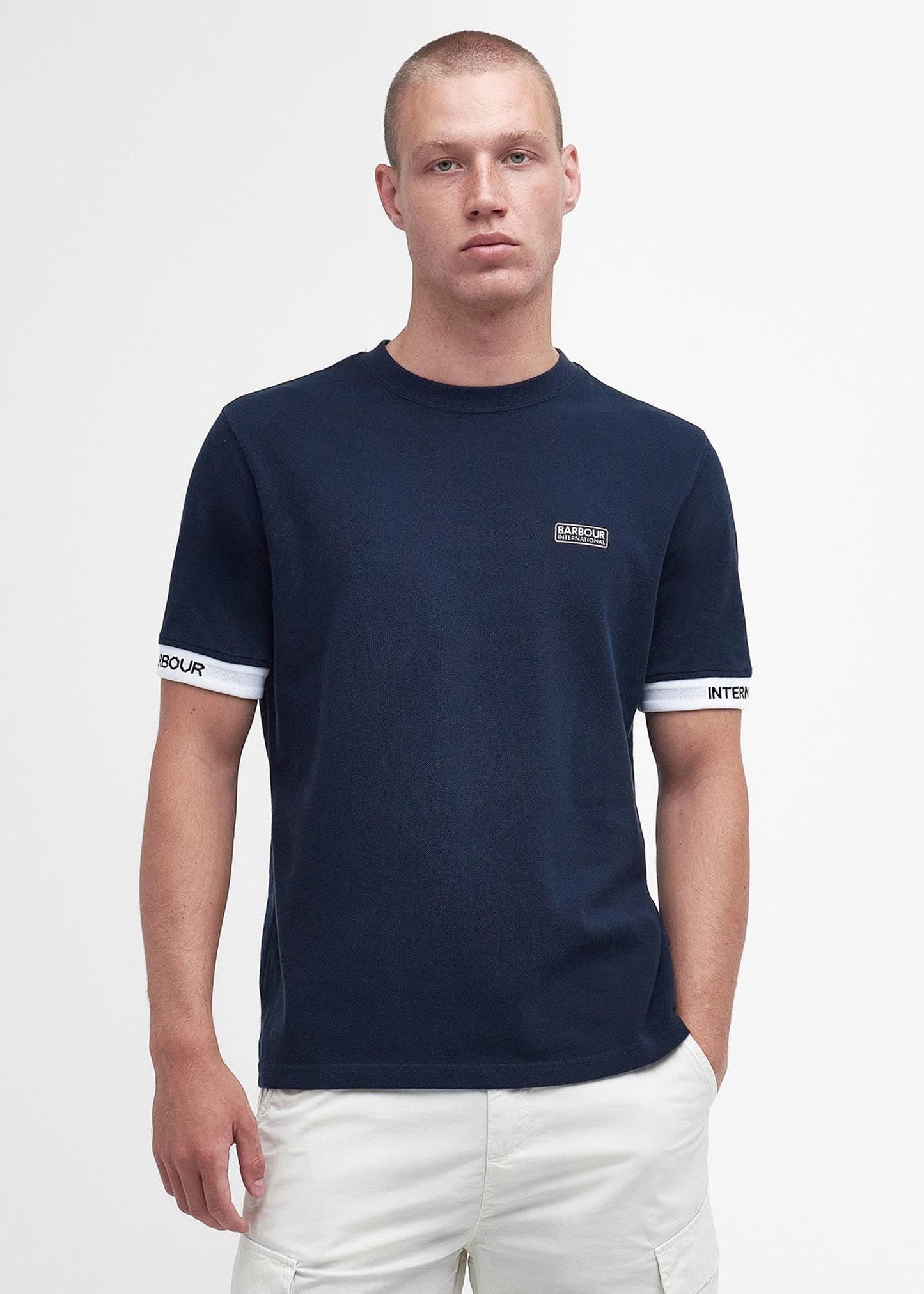 Barbour International T-shirts Heim tee - navy