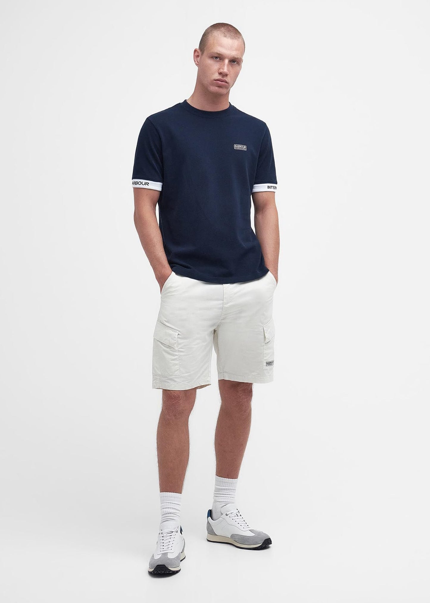 Barbour International T-shirts Heim tee - navy