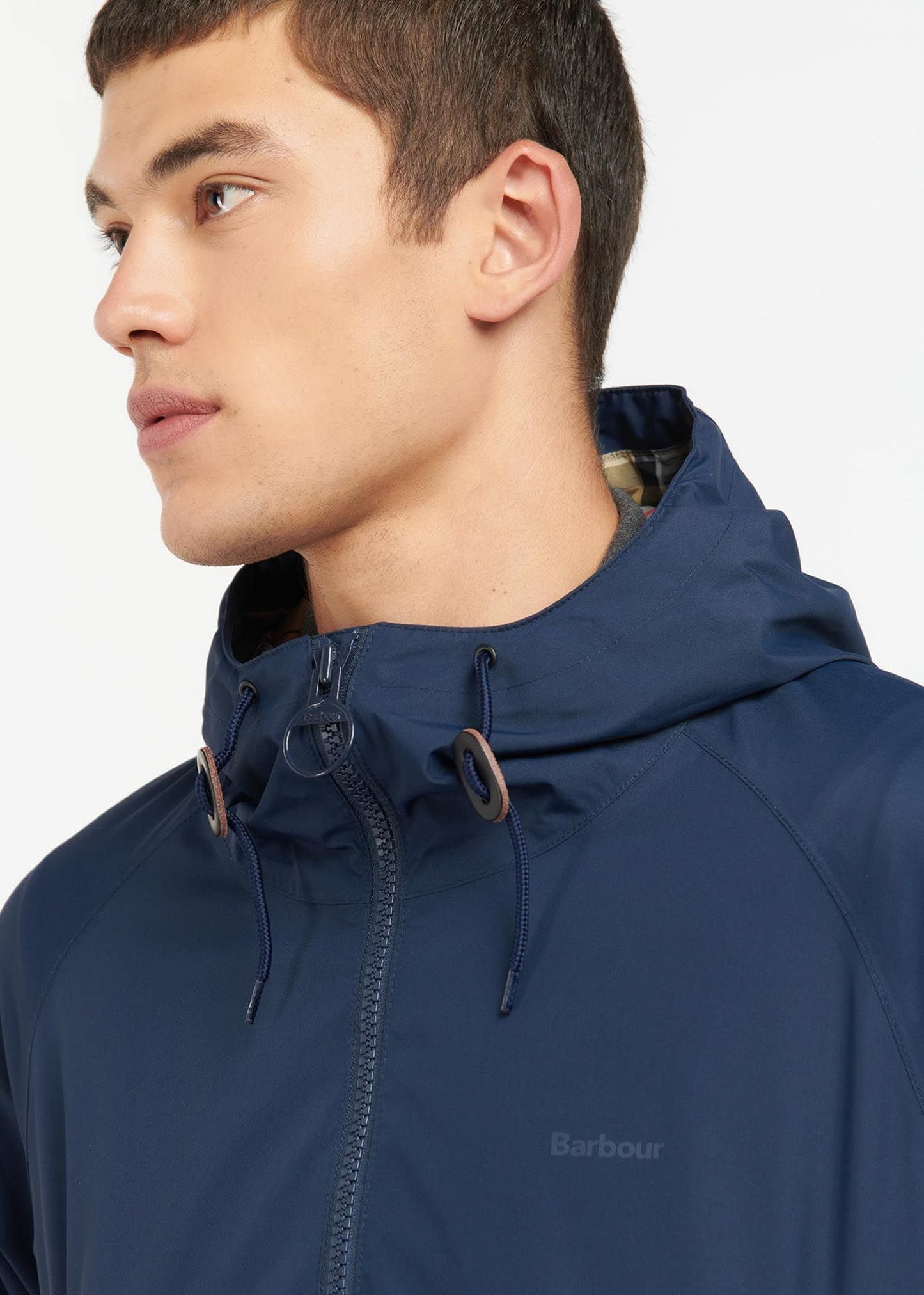 Barbour Jassen Hooded domus jacket - navy dress