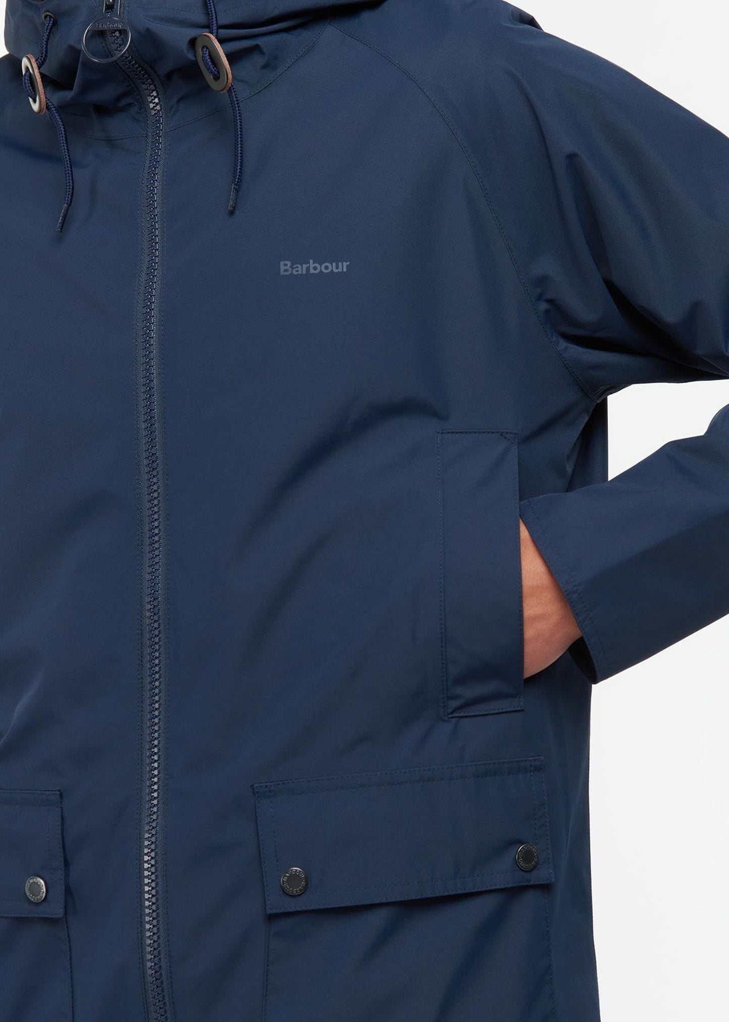 Barbour Jassen Hooded domus jacket - navy dress