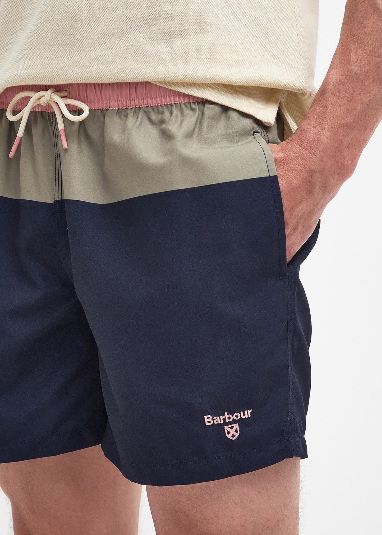 Barbour Zwembroeken Johann swim short - pink salt