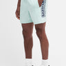 Barbour International Zwembroeken Large logo swim short - green fig